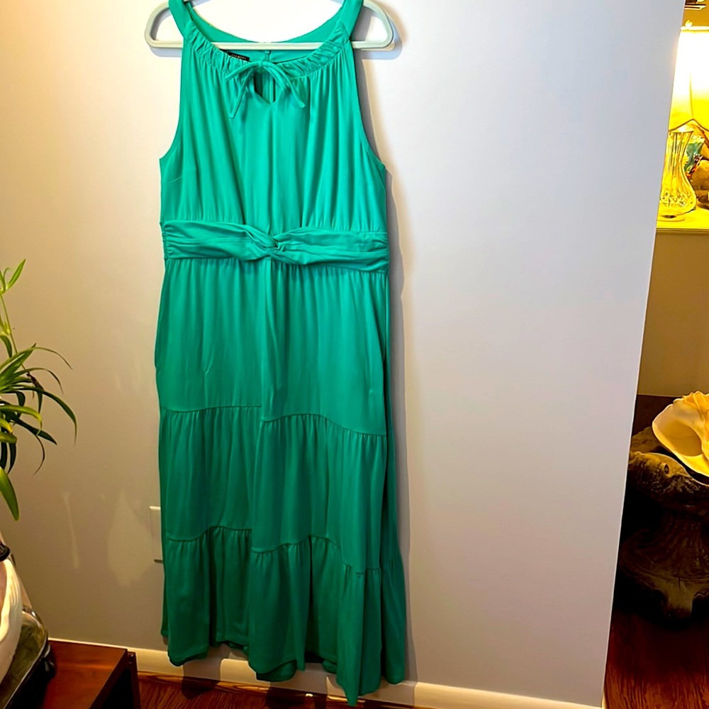 Green Talbots jersey maxi dress